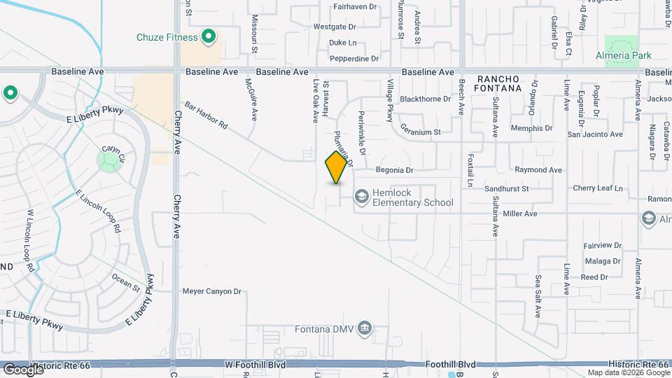 7598 Honeysuckle St Map and Location Details