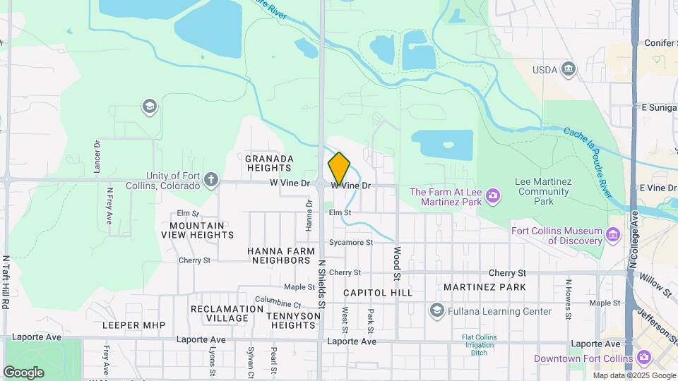 1041 W Vine Dr Map and Location Details