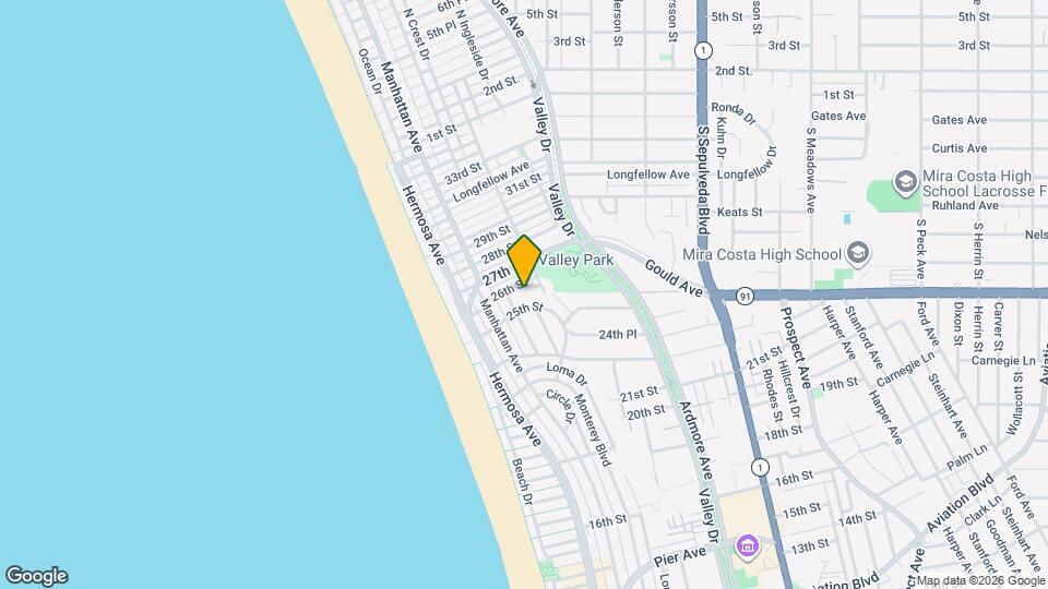 318 26th St Map and Location Details