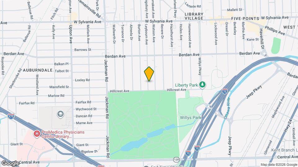 3524 Leybourn Ave Mapa y Detalles de la Ubicación