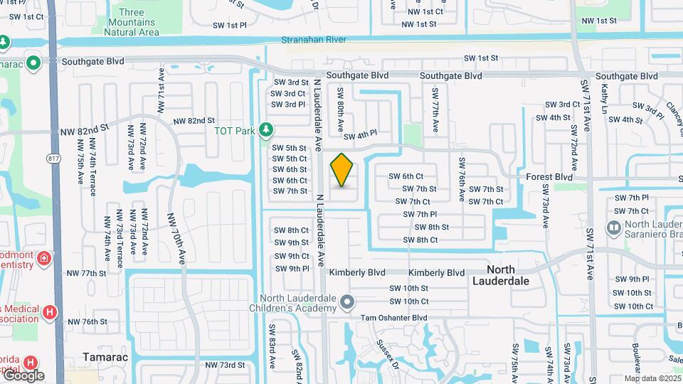 7968 SW 7th St Map and Location Details
