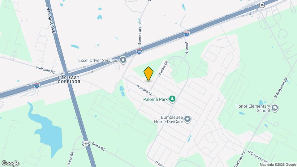 10423 Francisco Way Map and Location Details