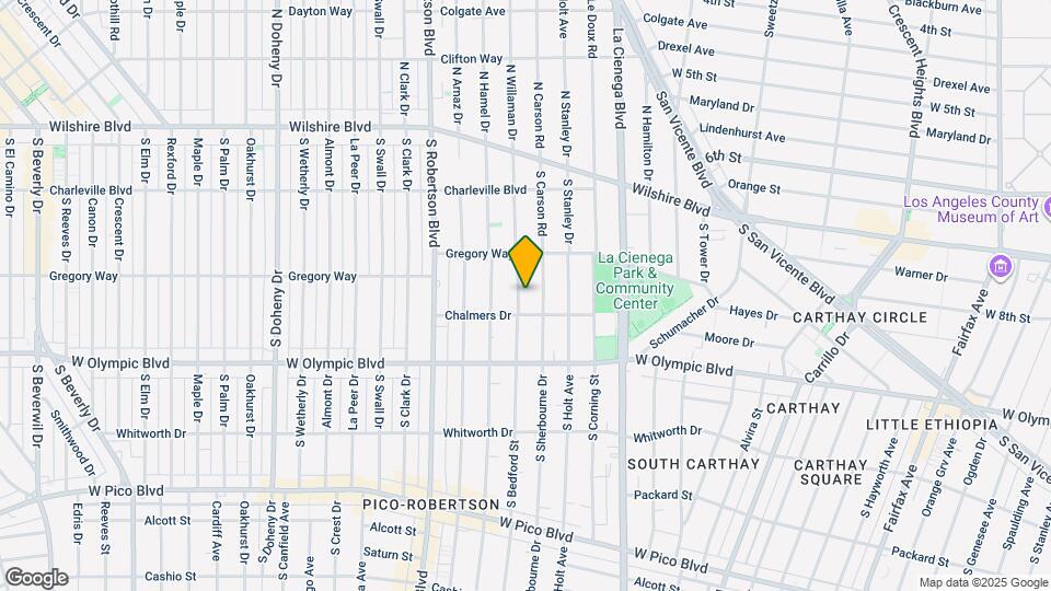 840 S Bedford St Map and Location Details