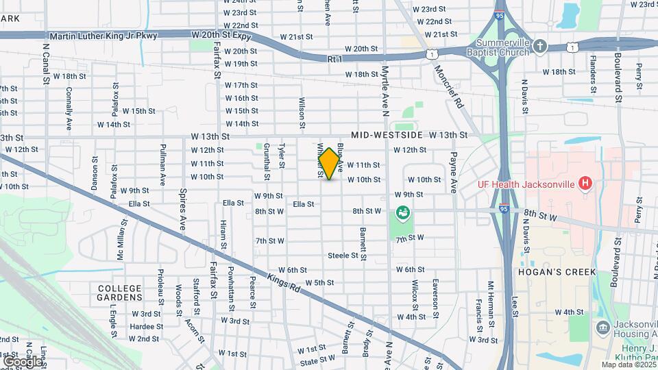 1484 W 10th St Map and Location Details