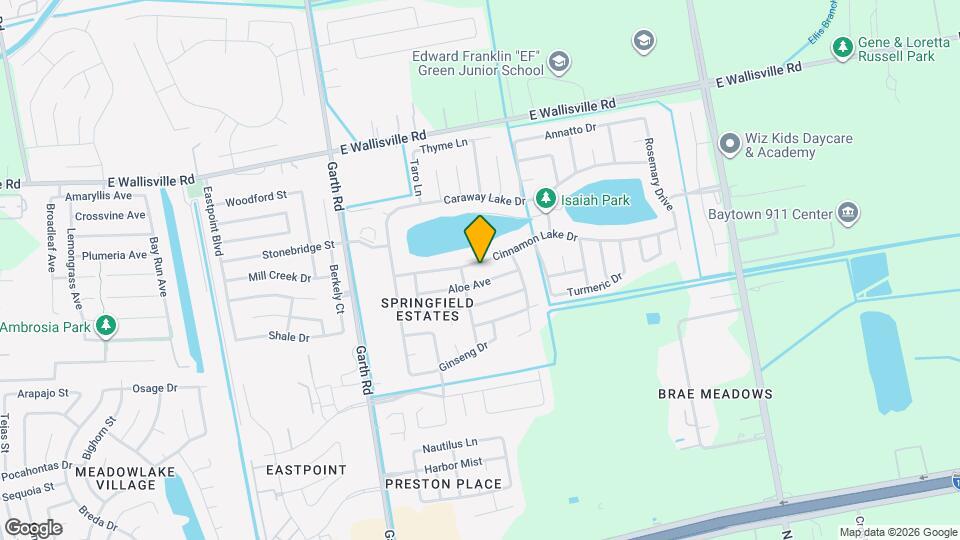 5418 Cinnamon Lake Dr Map and Location Details