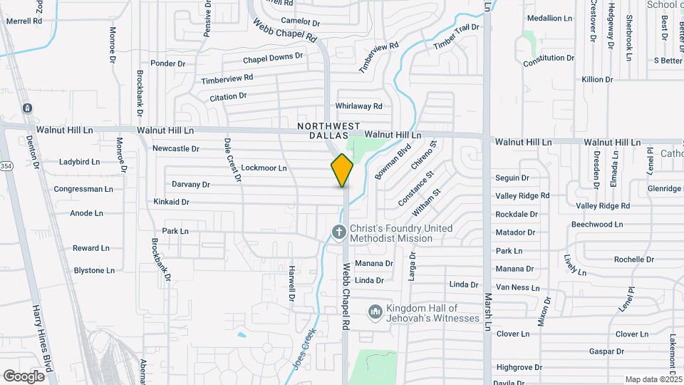 3364 Darvany Dr Map and Location Details