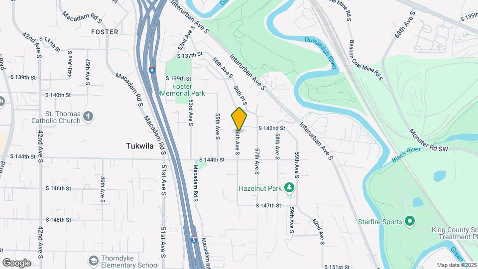 14210 56th Ave S, Unit Groovy Seattle Unit Map and Location Details