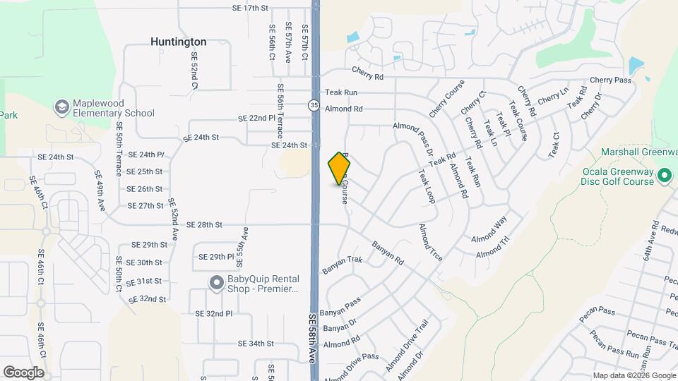 38 Banyan Course Map and Location Details