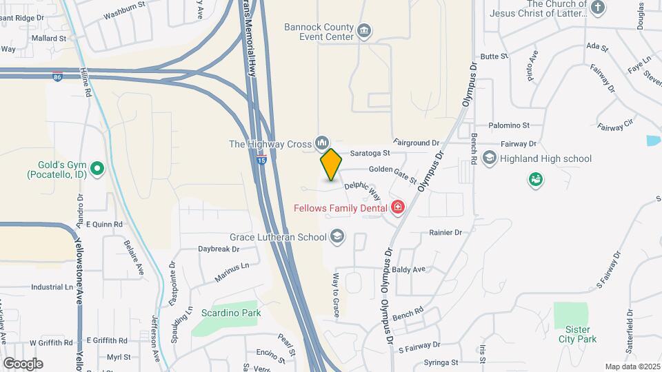 1366 Delphic Way Map and Location Details