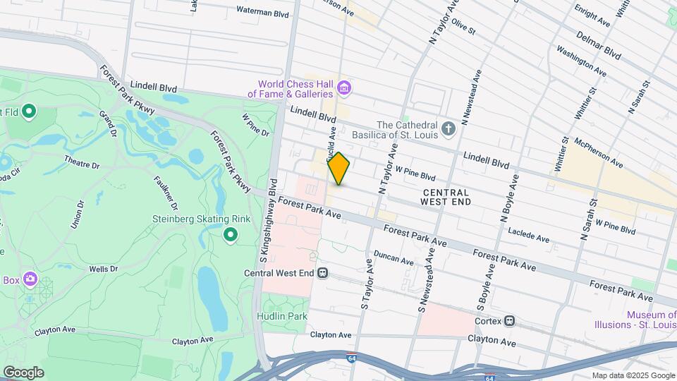 4570 Laclede Ave, Unit 4570 Laclede Ave Apt 308 Map and Location Details