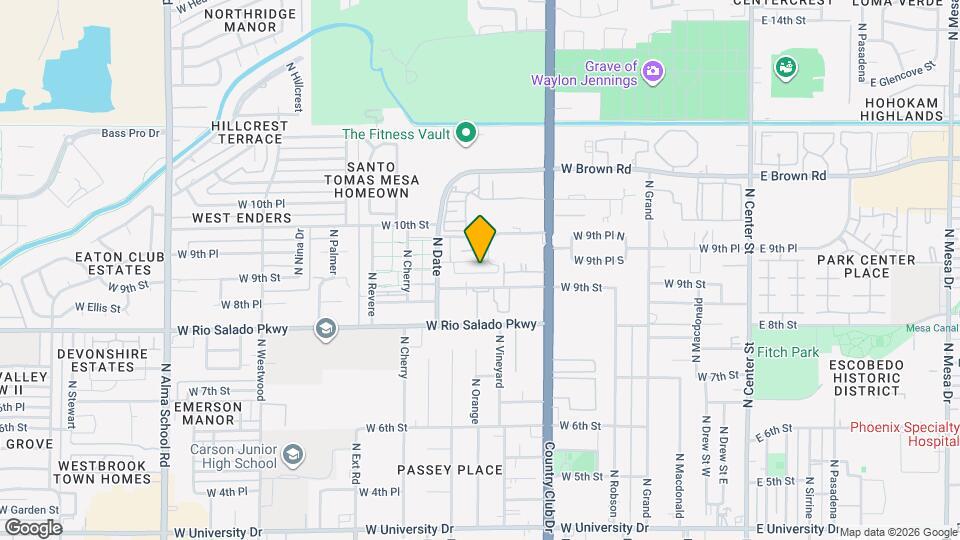 531 W 9th Pl Mapa y Detalles de la Ubicación