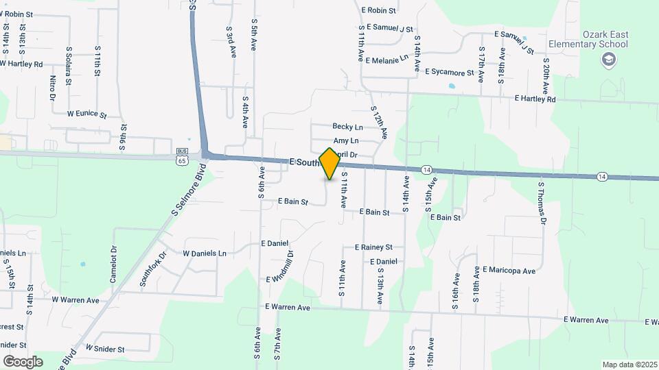1718 S 10th Ave Mapa y Detalles de la Ubicación