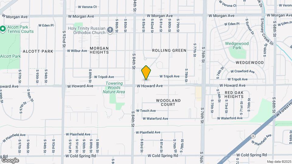 3856 S 83rd St Map and Location Details