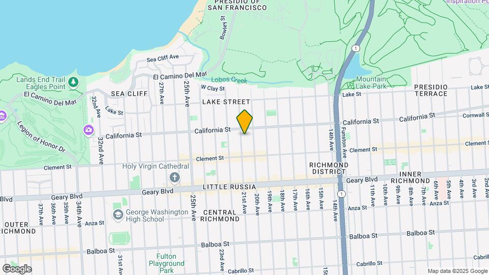 232 21st Ave Map and Location Details