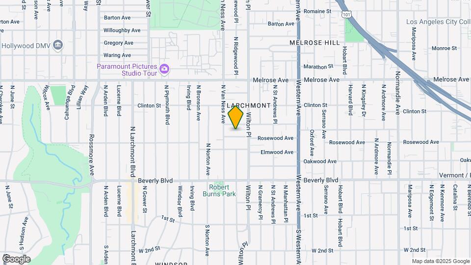 5037 Rosewood Ave Map and Location Details