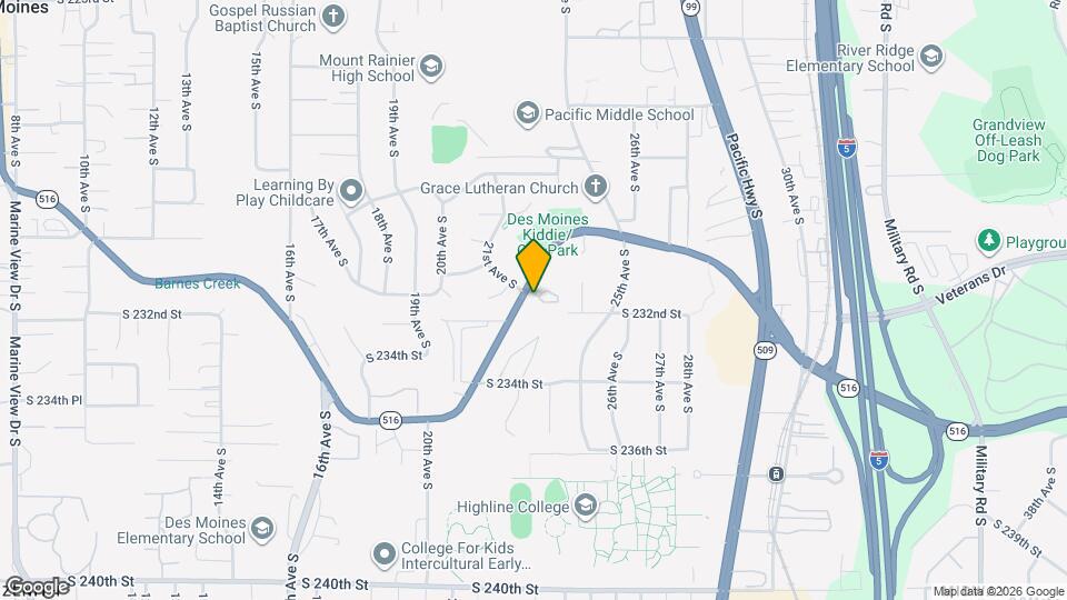 2095 S Kent Des Moines Rd Map and Location Details