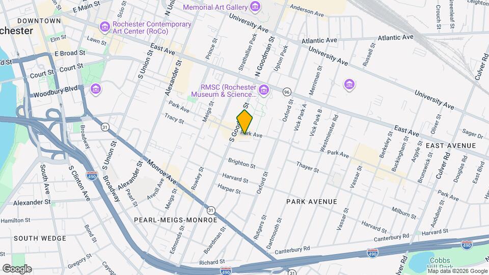 257 Park Ave Map and Location Details