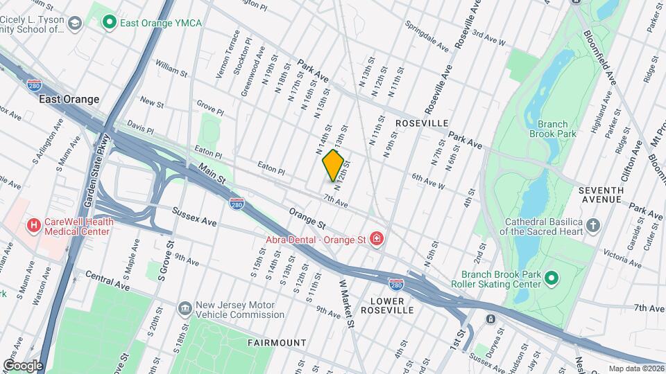 14 N 12th St Map and Location Details