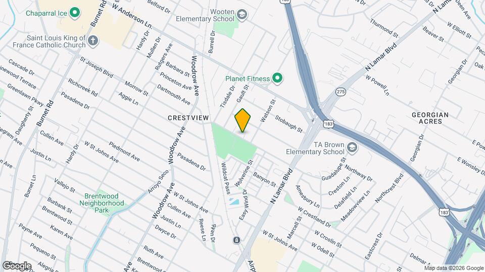 1108 Morrow St Map and Location Details