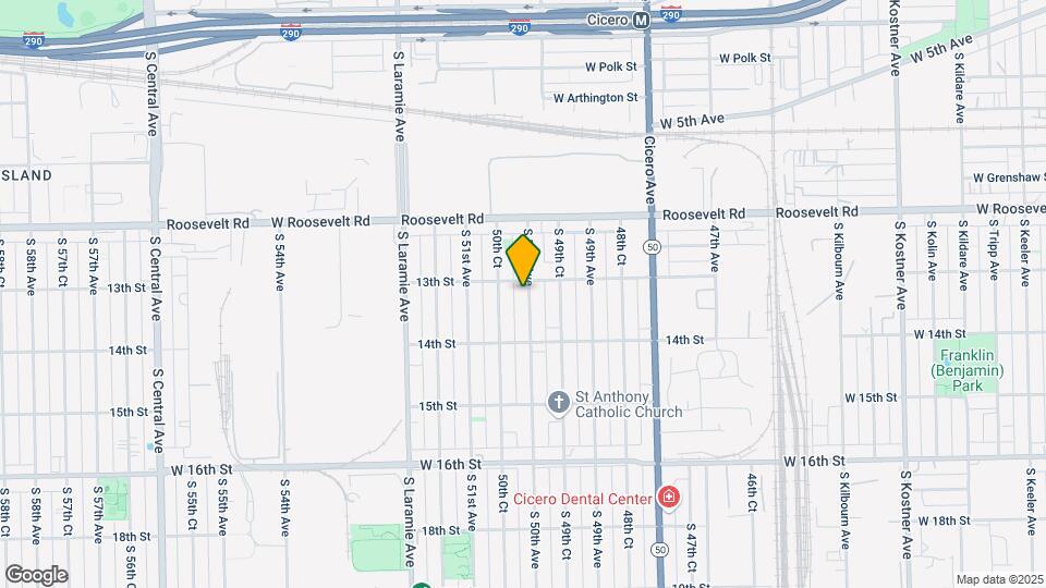 1306 S 50th Ave Map and Location Details