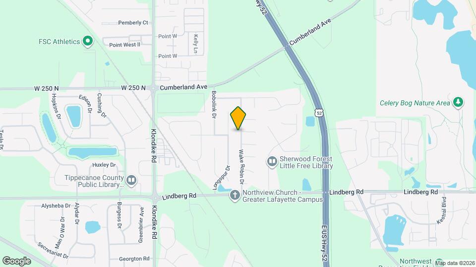 2212 Wake Robin Dr Map and Location Details