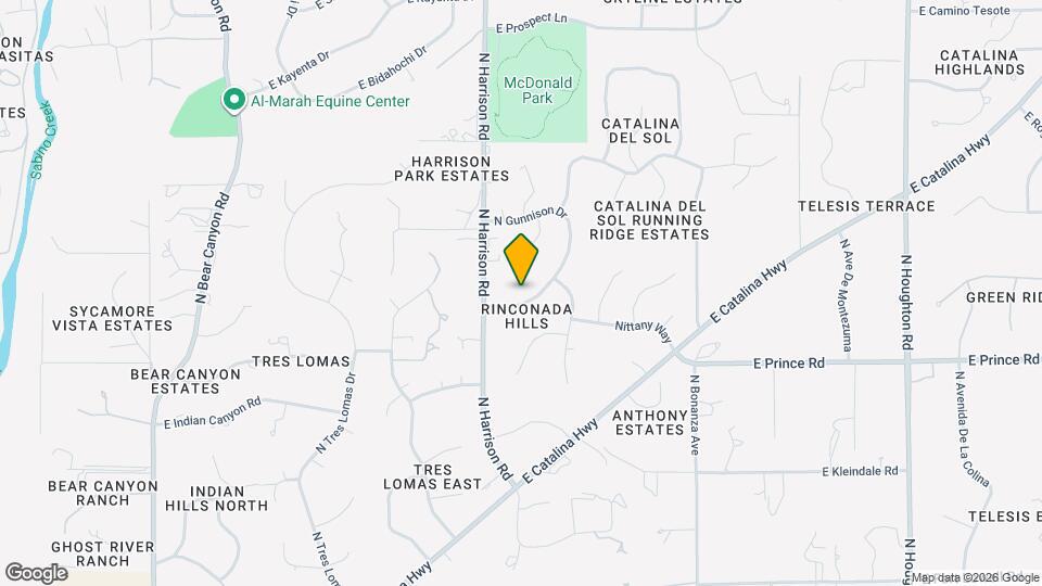 3735 N Gunnison Dr Map and Location Details