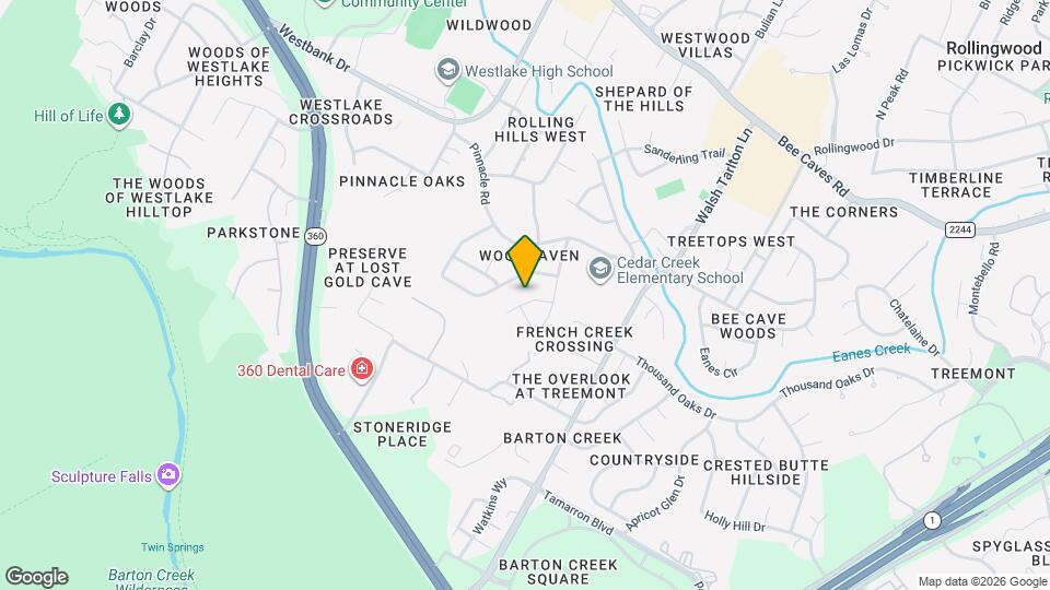 3408 Rain Forest Dr Map and Location Details