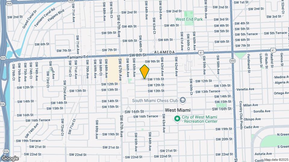 6428 SW 11th St Map and Location Details