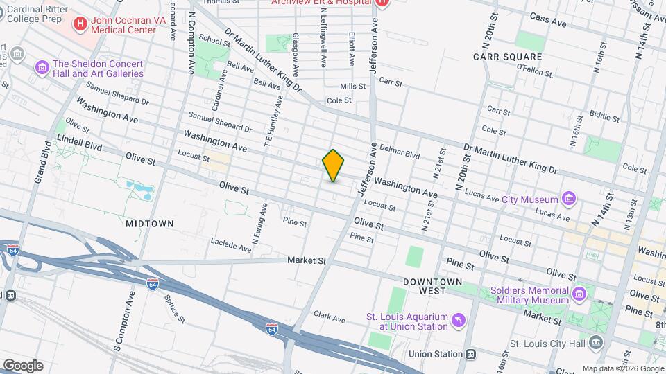 2647 Locust St Map and Location Details