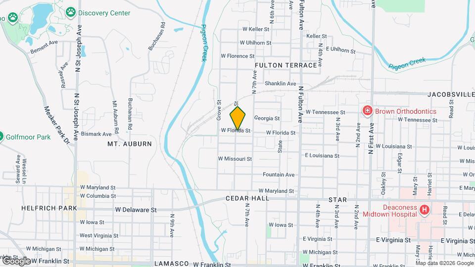 1528 W Florida St, Unit 1528 w Florida st Mapa y Detalles de la Ubicación