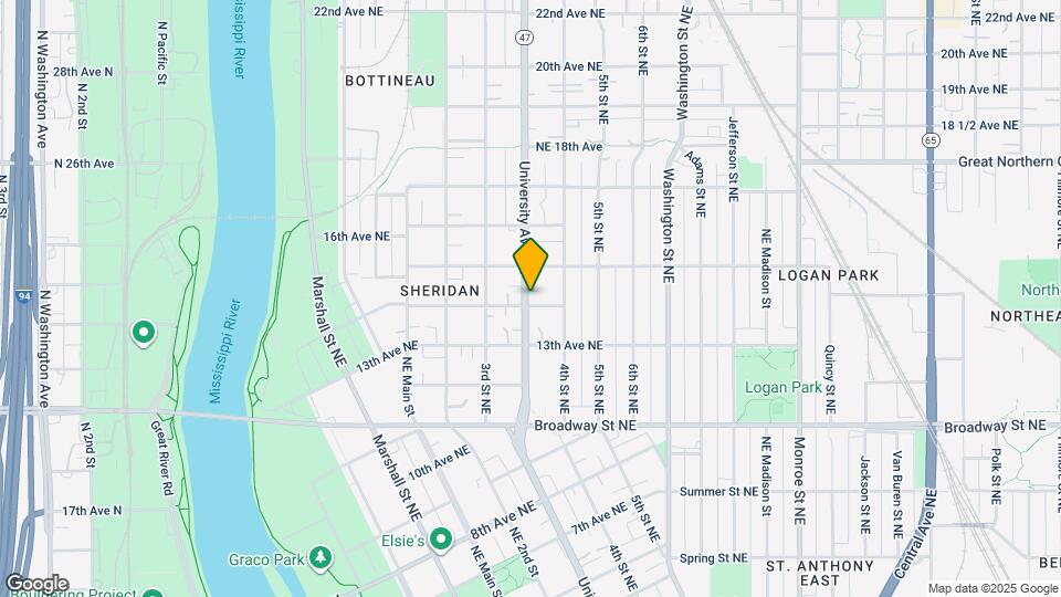 331 14th Ave NE, Unit 1 Map and Location Details