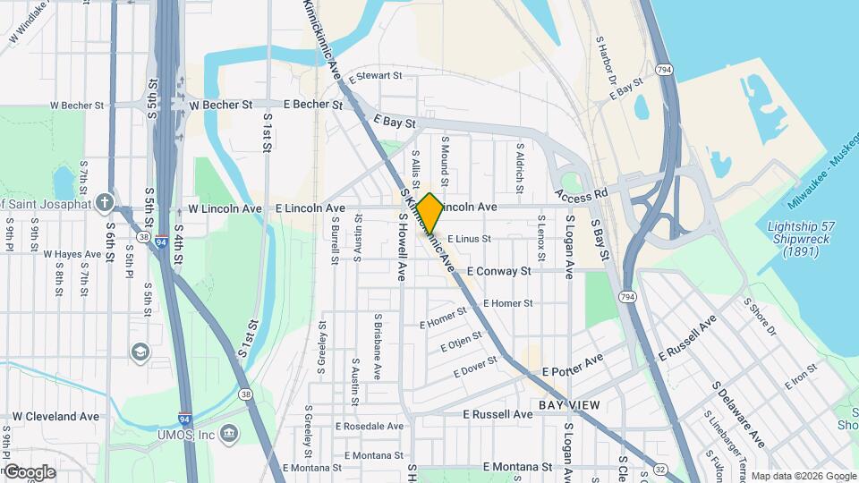 2359 S Kinnickinnic Ave Map and Location Details