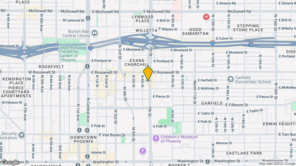 822 N 7th St Map and Location Details