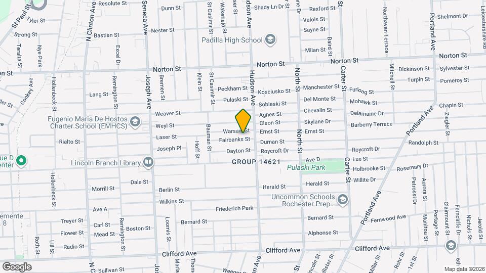 100 Fairbanks St Map and Location Details