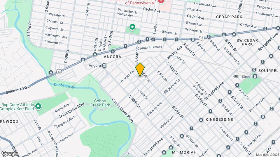 5628 Broomall St Mapa y Detalles de la Ubicación