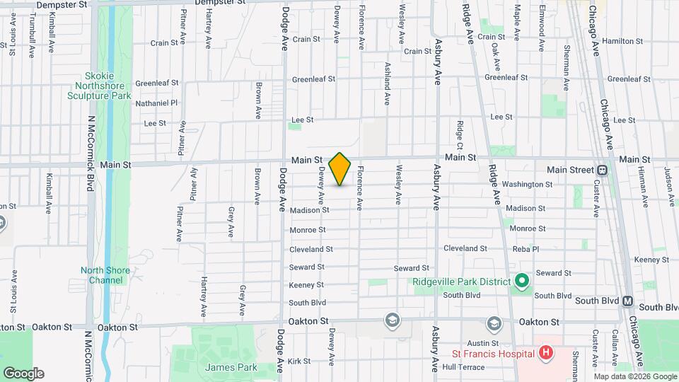1624 Washington St Mapa y Detalles de la Ubicación