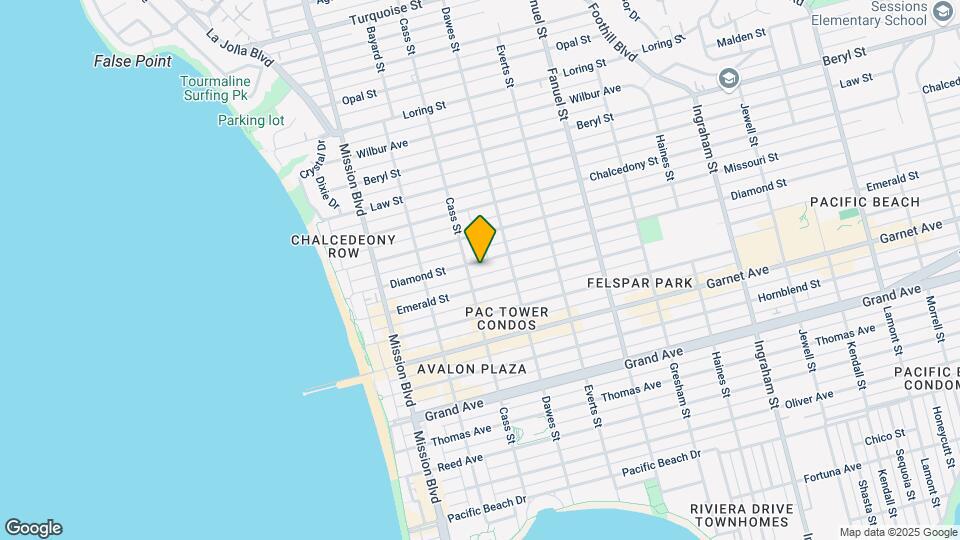 1025-1031 Diamond St Mapa y Detalles de la Ubicación