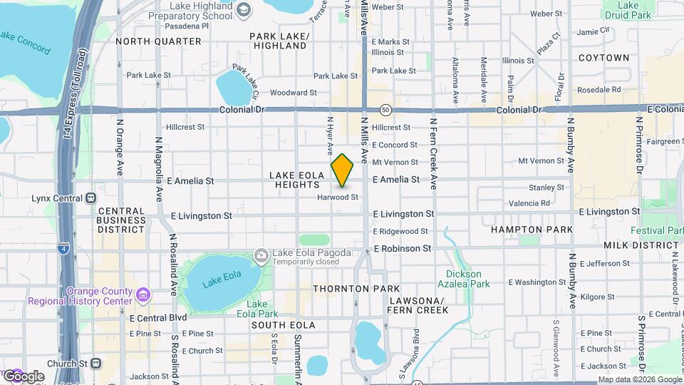 1015 Harwood St Map and Location Details