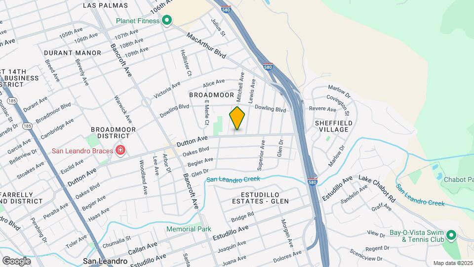 1010 Dutton Ave Map and Location Details