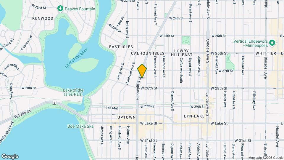 2727 Hennepin Ave Map and Location Details