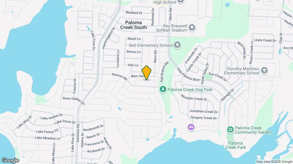 1804 Shoebill Dr Map and Location Details