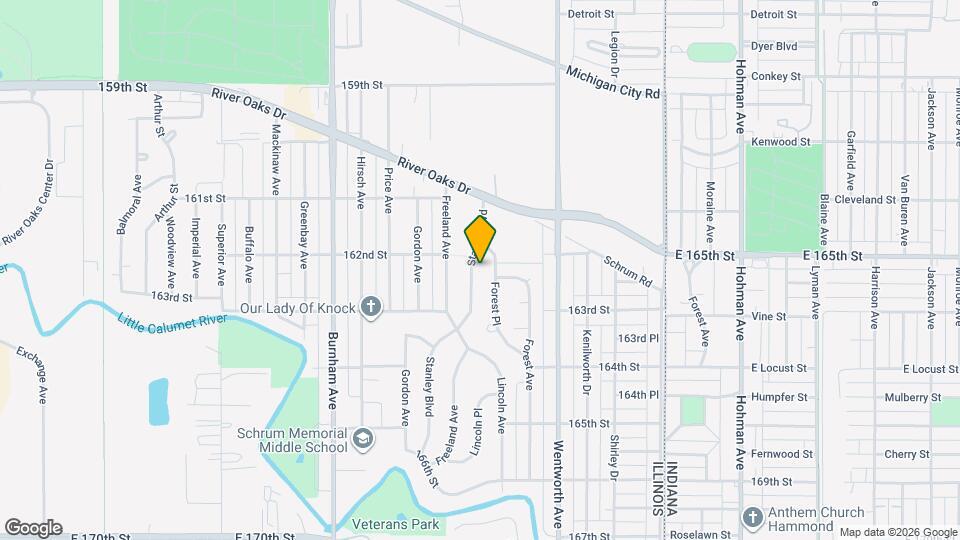 1353 Stanley Blvd Map and Location Details