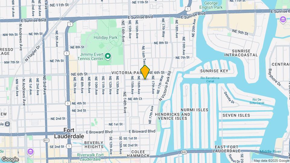 1620 NE 5th Ct Map and Location Details