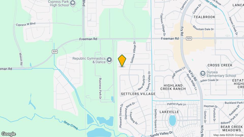 21126 Settlers Valley Dr Map and Location Details