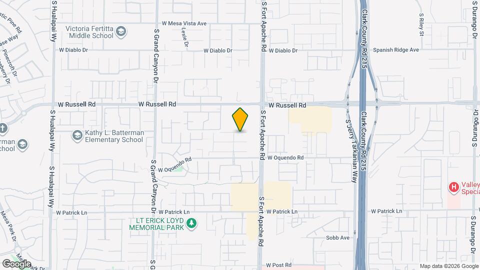 9477 Perennial View Ave Map and Location Details