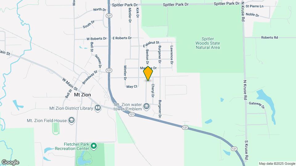 402 Rolling Green Dr Map and Location Details