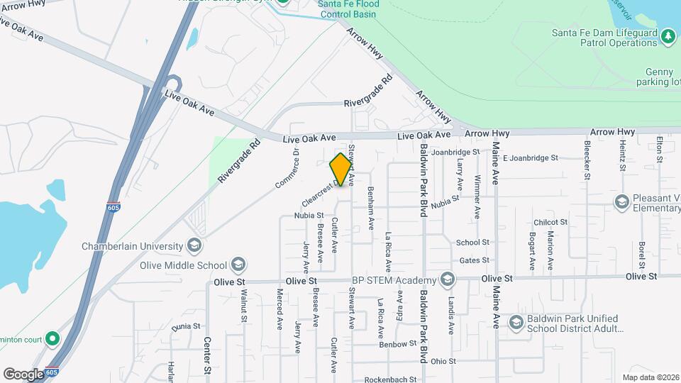 5029 Cutler Ave Map and Location Details