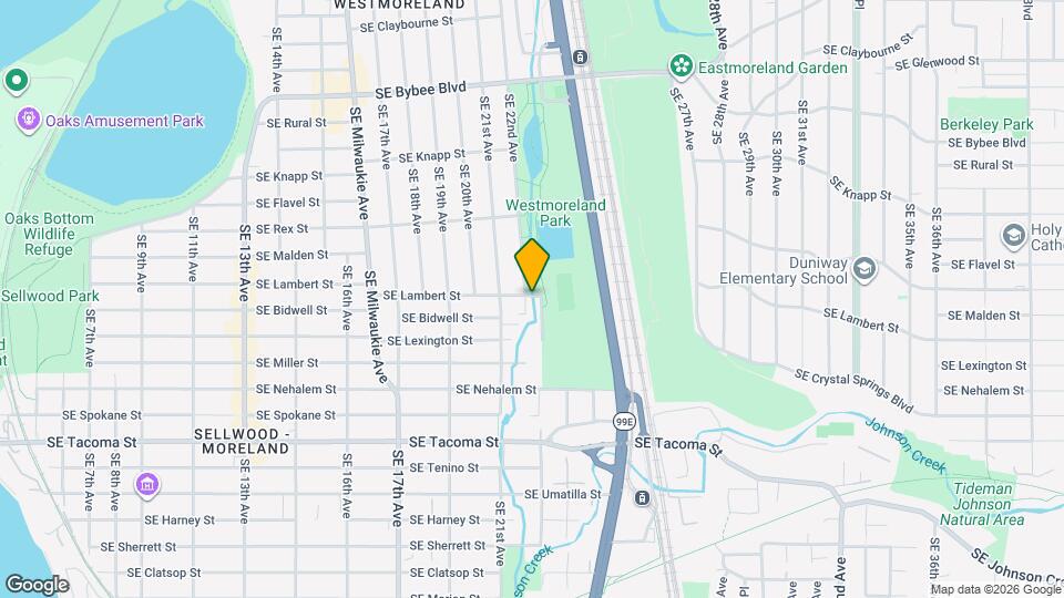 2220 SE Lambert St Map and Location Details