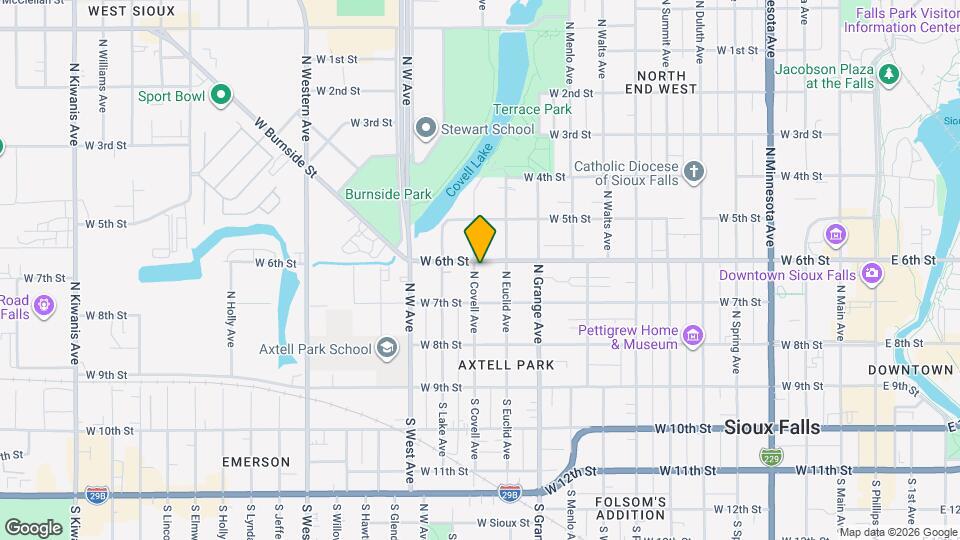334 N Covell Ave Mapa y Detalles de la Ubicación