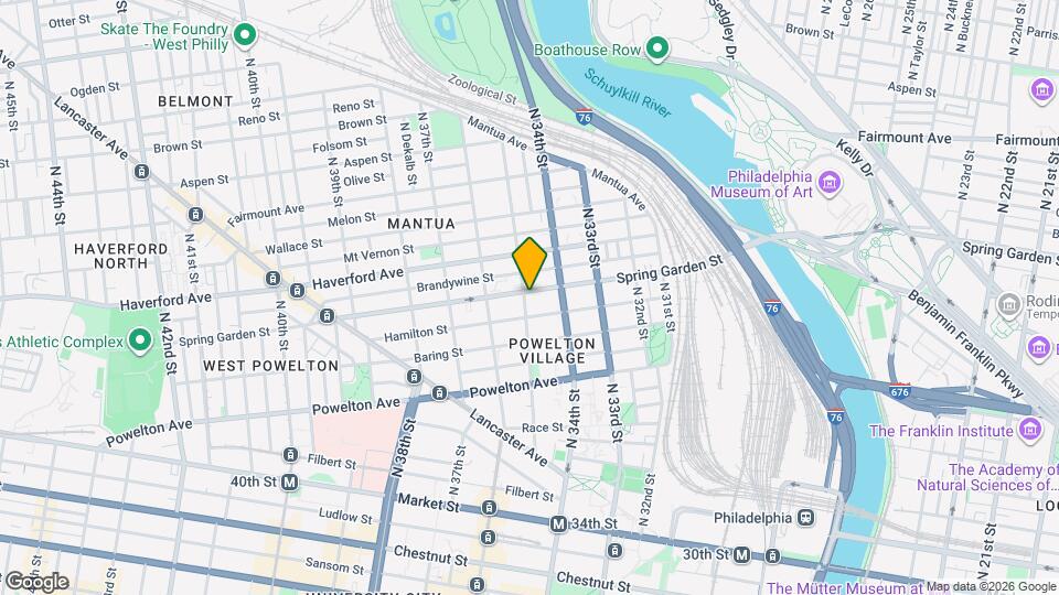 439 N 35th St Map and Location Details